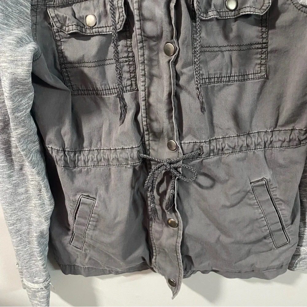 Mudd‎ Y2K  Two-Tone Hooded Jacket - Picture 3 of 6